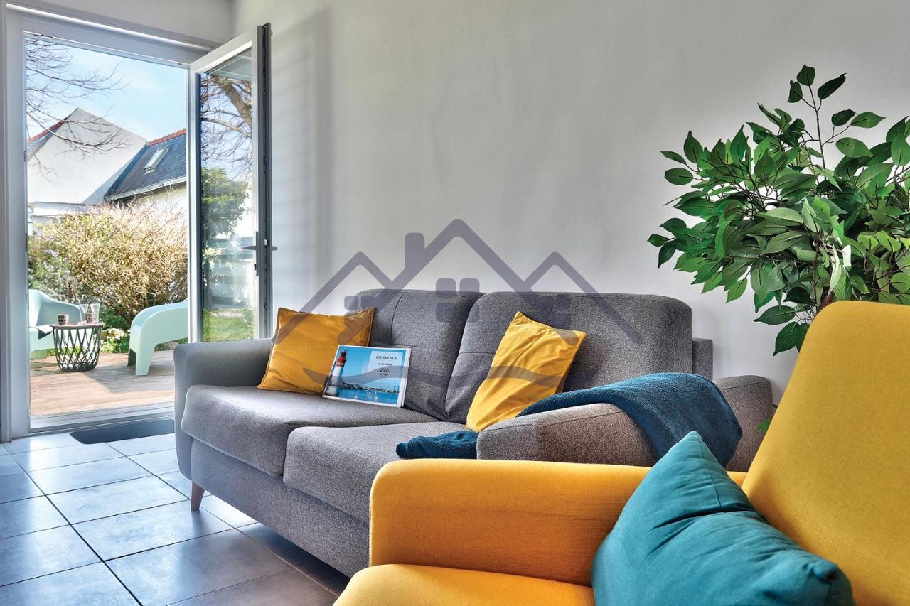 Localise - M33B - Kerbraz, Maison En Duplex Avec Jardin Clos Au Guilvinec - Tout A Pied, Plages, Port, Centre, Commerces, Marche - Wif Inclus - Linge De Lit Inclus Villa Kültér fotó
